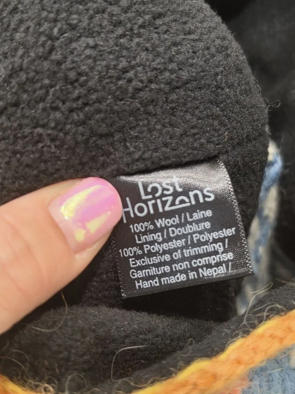 Lost Horizons Hand-Knit Wool Beanie With Floral Embroidery & Pom